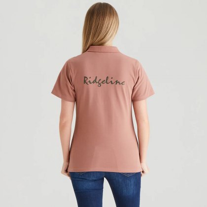 Ridgeline Womens Signature Polo Shirt - Dusky Pink Ridgeline Womens Signature Polo Shirt - Dusky Pink