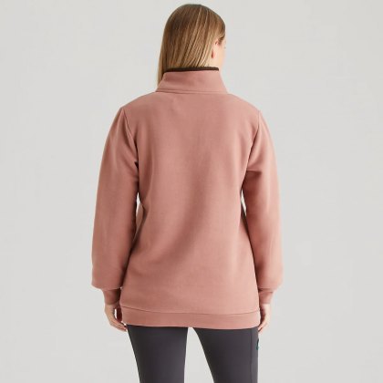 Ridgeline Womens Brancaster 1/4 Zip - Dusky Pink Ridgeline Womens Brancaster 1/4 Zip - Dusky Pink