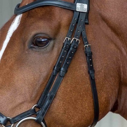 Fairfax Cheek Pieces (pair) - 5/8" for Snaffle Bridle Fairfax Cheek Pieces (pair) - 5/8" for Snaffle Bridle