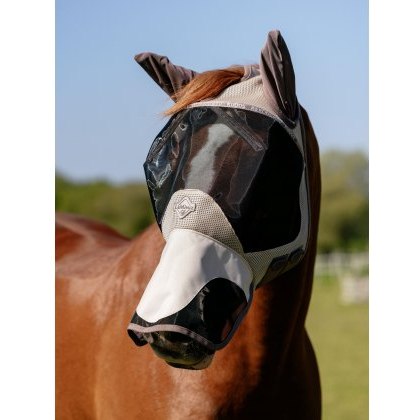 LeMieux Kudos AeroGuard Full Flymask - Pecan LeMieux Kudos AeroGuard Full Flymask - Pecan