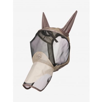 LeMieux Kudos AeroGuard Full Flymask - Pecan LeMieux Kudos AeroGuard Full Flymask - Pecan