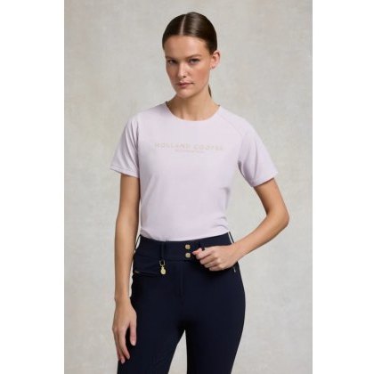 Holland Cooper Chiltern Crew Neck Tee - Dawn Pink Holland Cooper Chiltern Crew Neck Tee - Dawn Pink