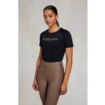 Holland Cooper Chiltern Crew Neck Tee - Black Holland Cooper Chiltern Crew Neck Tee - Black
