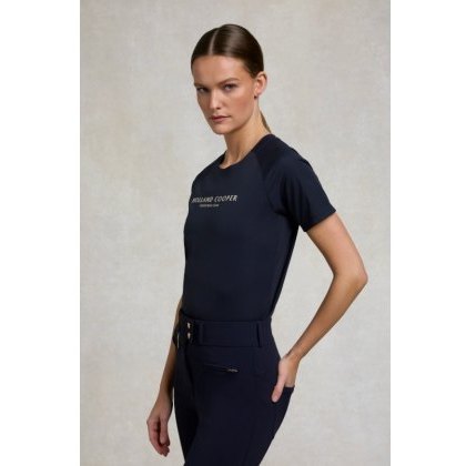 Holland Cooper Chiltern Crew Neck Tee - Ink Navy Holland Cooper Chiltern Crew Neck Tee - Ink Navy