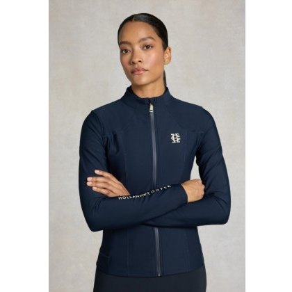Holland Cooper Chiltern Zip Training Top - Ink Navy Holland Cooper Chiltern Zip Training Top - Ink Navy
