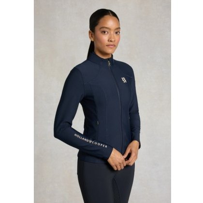 Holland Cooper Chiltern Zip Training Top - Ink Navy Holland Cooper Chiltern Zip Training Top - Ink Navy