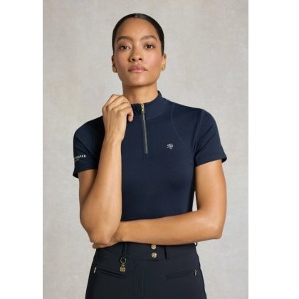 Holland Cooper Chiltern Short Sleeve Base Layer - Ink Navy Holland Cooper Chiltern Short Sleeve Base Layer - Ink Navy