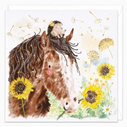 Whistlefish Friends & Flowers Open Card