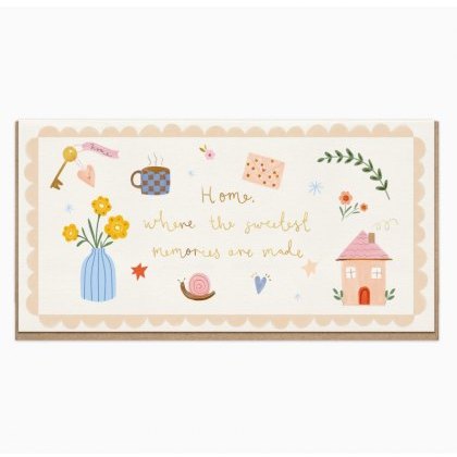 Whistlefish Sweetest Memories New Home Card