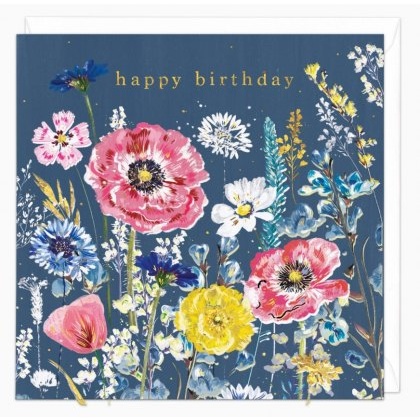 Whistlefish Wildflower Meadow Birthday Card