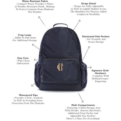 Burghley Backpack - Ink Navy Burghley Backpack - Ink Navy