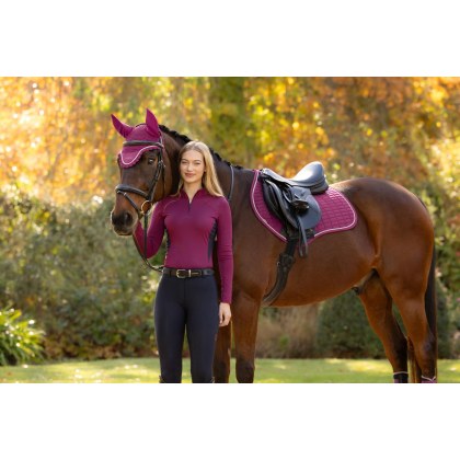 Suede Close Contact Square - Blackberry Suede Close Contact Square - Blackberry