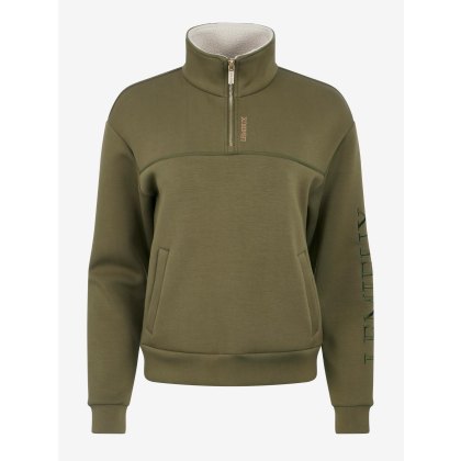 Scarlet Quarter Zip Sweat - Willow Green Scarlet Quarter Zip Sweat - Willow Green