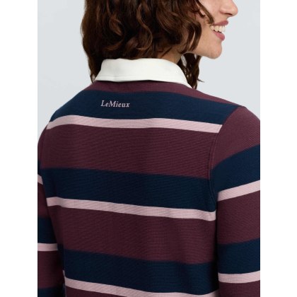 Sloane Stripe Rugby Shirt - Bramble Sloane Stripe Rugby Shirt - Bramble