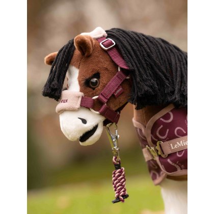 Toy Pony Vogue Headcollar & Leadrope - Blackberry Toy Pony Vogue Headcollar & Leadrope - Blackberry