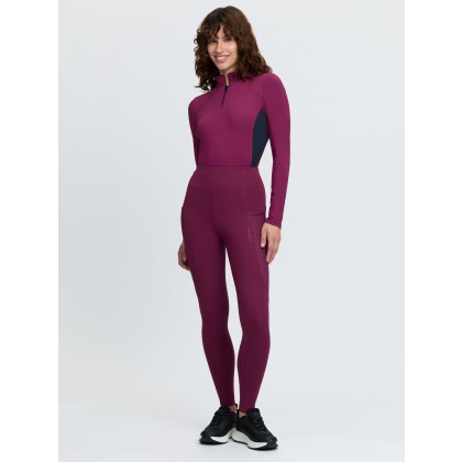 Naomi Pull On Breeches - Blackberry