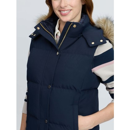 Margot Hooded Gilet - Navy Margot Hooded Gilet - Navy