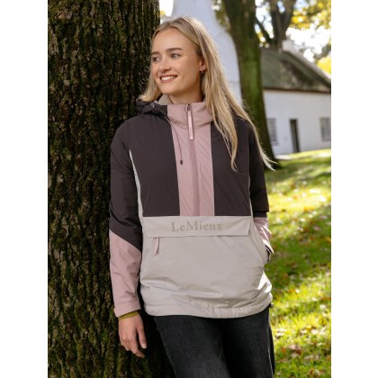 Phoebe Half Zip Waterproof Anorak - Wild Rose Phoebe Half Zip Waterproof Anorak - Wild Rose