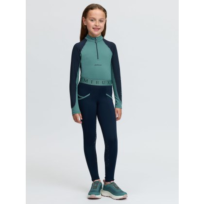 Mini Pull Ons - Navy/Aloe