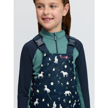 Mini Pippin Splash Dungarees - Navy Mini Pippin Splash Dungarees - Navy