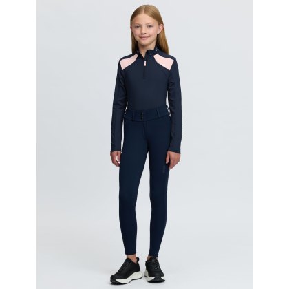 Young Rider Bex Half Seat Breeches - Navy Young Rider Bex Half Seat Breeches - Navy