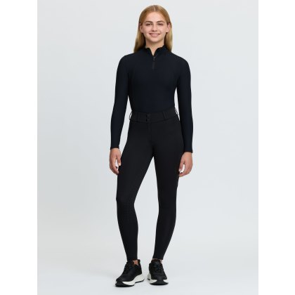 Young Rider Bex Half Seat Breeches - Black Young Rider Bex Half Seat Breeches - Black