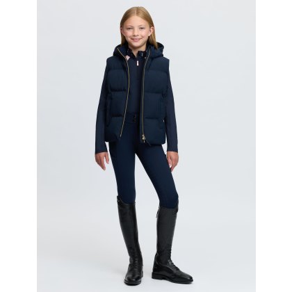 Young Rider Joey Hooded Gilet - Navy Young Rider Joey Hooded Gilet - Navy