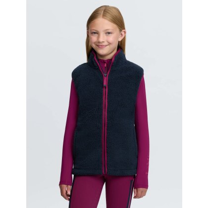 Young Rider Trinity Teddy Gilet - Navy