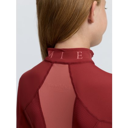 Young Rider Mia Mesh Base Layer - Russet Young Rider Mia Mesh Base Layer - Russet