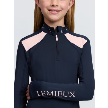 Young Rider Mia Mesh Base Layer - Navy Young Rider Mia Mesh Base Layer - Navy