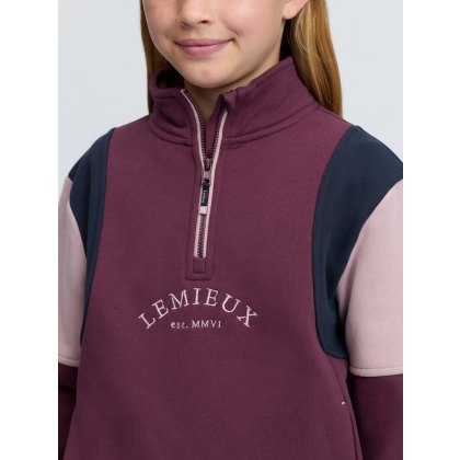 Young Rider Viola Quarter Zip Sweat - Bramble