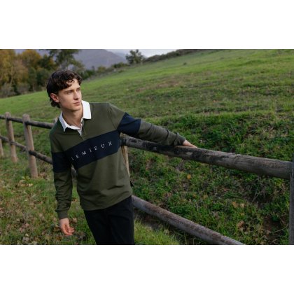 Mens Rugby Shirt - Olive Mens Rugby Shirt - Olive