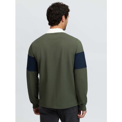 Mens Rugby Shirt - Olive Mens Rugby Shirt - Olive