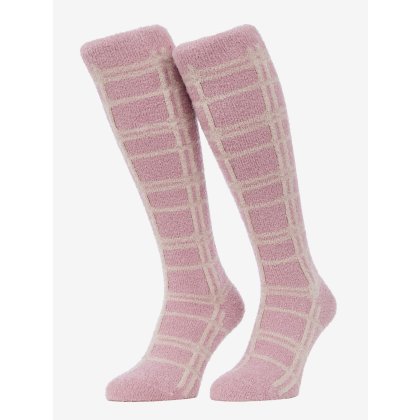 Heritage Check Fluffies - Wild Rose