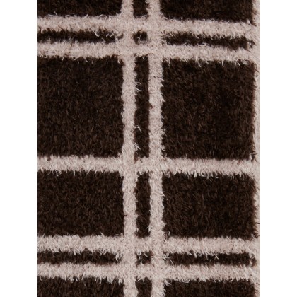 Heritage Check Fluffies - Cocoa