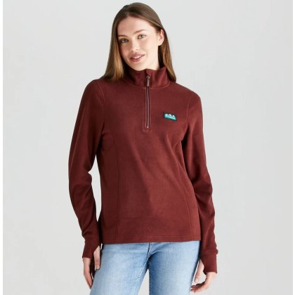 Ridgeline Womens Narvik Fleece - Oxblood Ridgeline Womens Narvik Fleece - Oxblood
