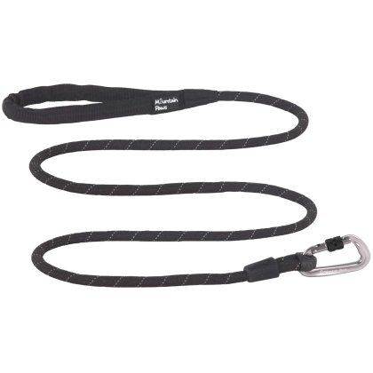 Extra long rope lead Black