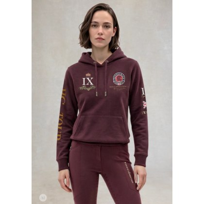 Holland Cooper Team Hoodie - Mulberry Holland Cooper Team Hoodie - Mulberry