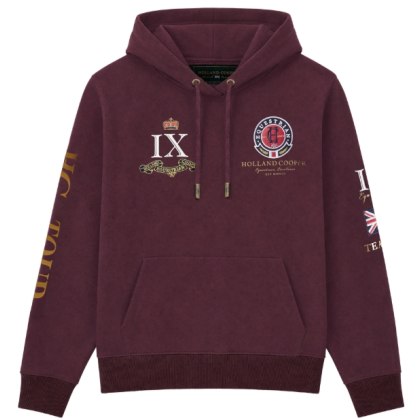 Holland Cooper Team Hoodie - Mulberry Holland Cooper Team Hoodie - Mulberry