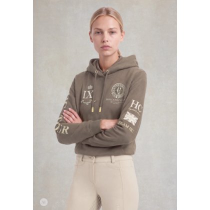 Holland Cooper Team Hoodie - Chestnut Holland Cooper Team Hoodie - Chestnut