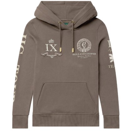 Holland Cooper Team Hoodie - Chestnut Holland Cooper Team Hoodie - Chestnut