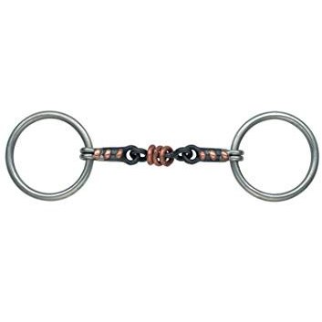 Sweet Iron Copper Roller Snaffle Sweet Iron Copper Roller Snaffle