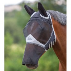 Shires Fine Mesh Fly Mask with Ears & Nose