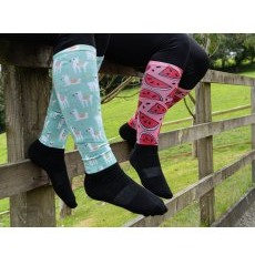 Cameo Equine Adults Cameo Socks - Llama