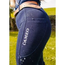 Cameo Equine Showerproof Denim Riding Tights