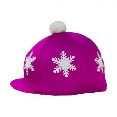 Hy Snowflake with Pom Pom Hat Cover Hy Snowflake with Pom Pom Hat Cover