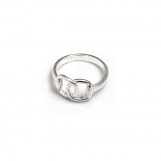 HiHo Silver Sterling Silver Snaffle Ring