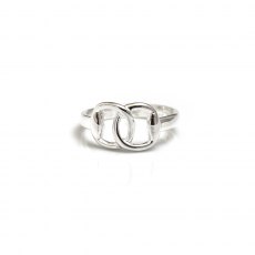 HiHo Silver Sterling Silver Snaffle Ring