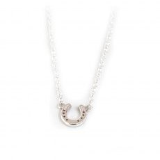HiHo Silver Sterling Silver Horseshoe Necklace HiHo Silver Sterling Silver Horseshoe Necklace