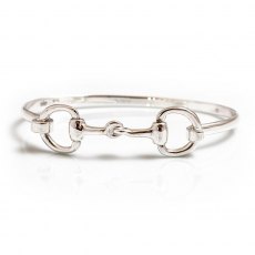 HiHo Silver Exclusive Sterling Silver Double Snaffle Bracelet